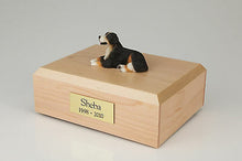 Load image into Gallery viewer, Bernese Mountain Dog Pet Funeral Cremation Urn Avail in 3 Diff Colors &amp; 4 Sizes
