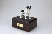 Load image into Gallery viewer, Brittany Black Pet Funeral Cremation Urn Available in 3 Diff Colors &amp; 4 Sizes

