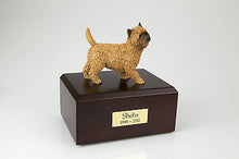 Load image into Gallery viewer, Cairn Terrier Pet Funeral Cremation Urn Avail in 3 Different Colors &amp; 4 Sizes
