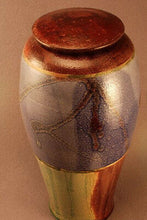 Load image into Gallery viewer, RAKU Unique Ceramic Individual Adult Funeral Cremation Urn #A0019
