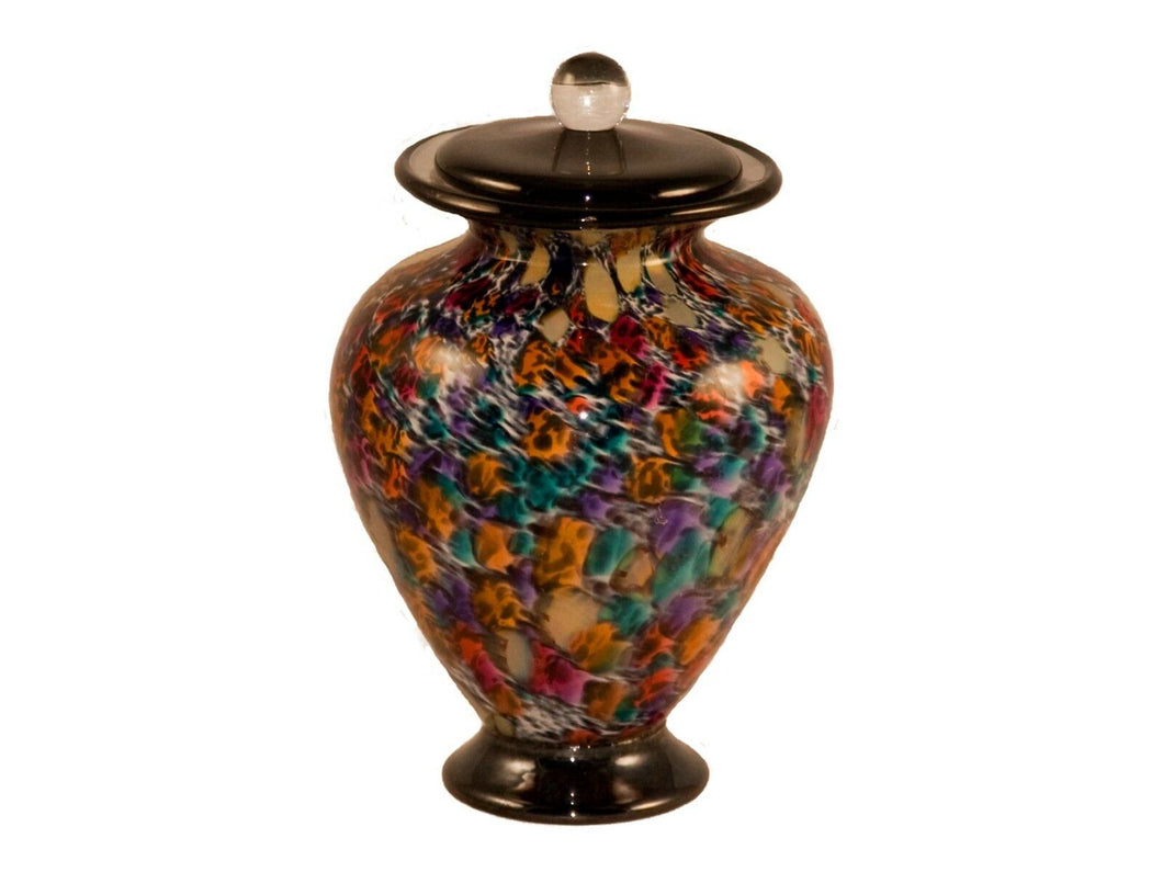 100 Cubic Inch Venice Desert Funeral Glass Cremation Urn for Ashes