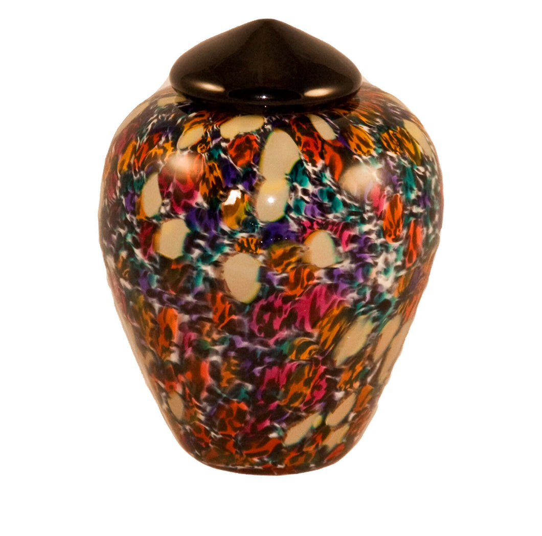 100 Cubic Inch Florence Desert Funeral Glass Cremation Urn for Ashes