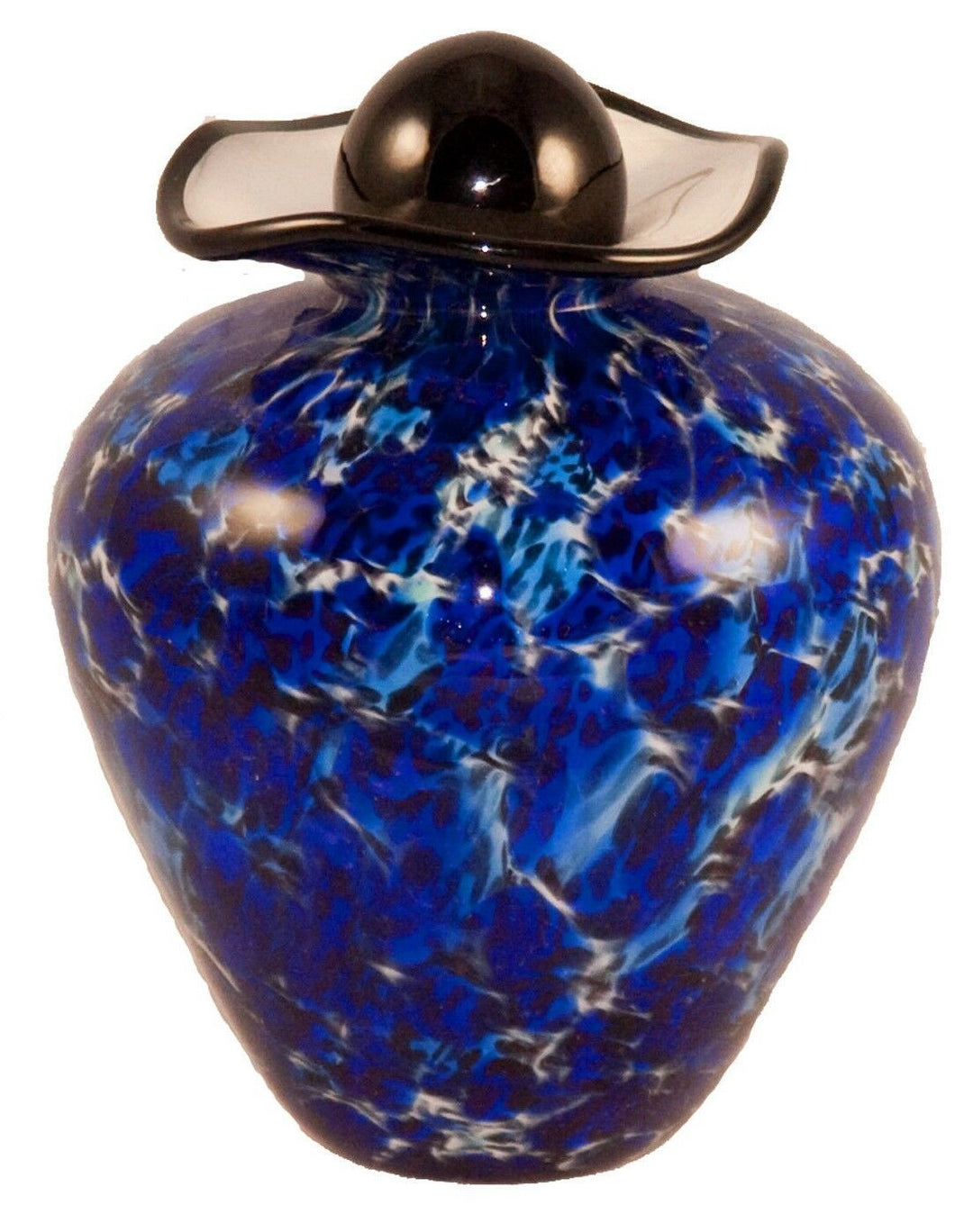 100 Cubic Inch Rome Water Funeral Glass Cremation Urn for Ashes
