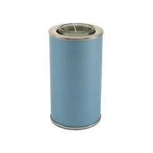 Load image into Gallery viewer, Small/Keepsake Aluminum Light Blue Memory Light Cremation Urn, 20 cubic inches
