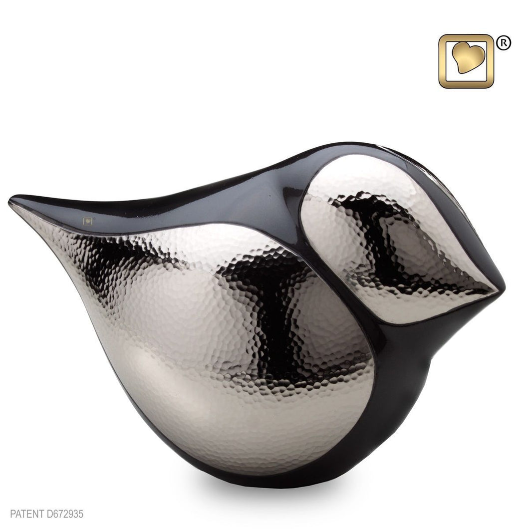 Female Soul Bird Adult Funeral Cremation Urn, 150 Cubic Inches