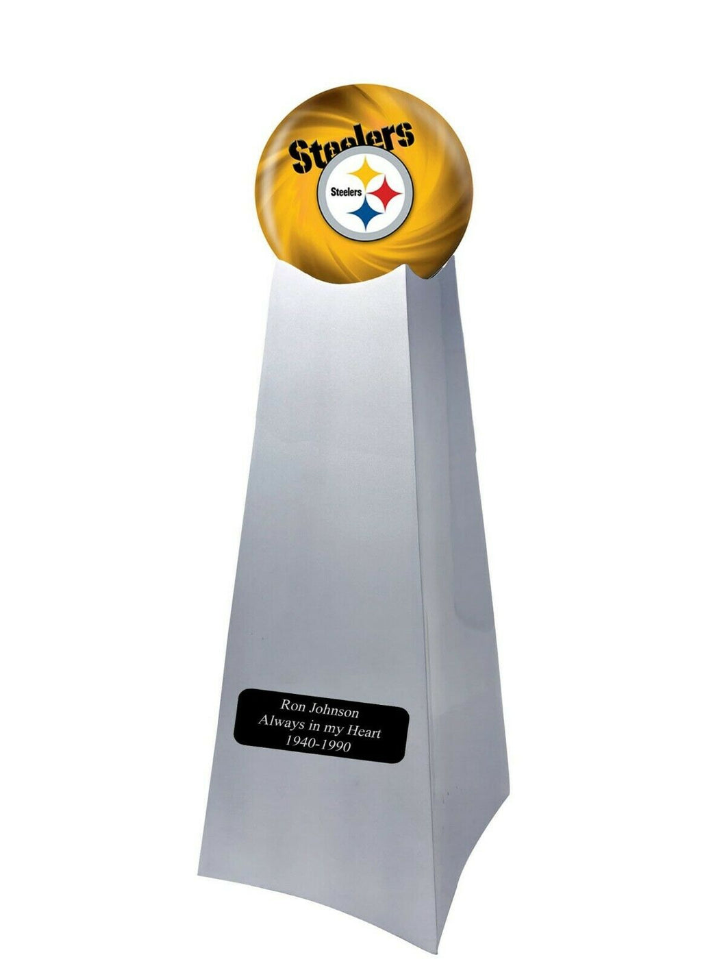 Pittsburgh Steelers Football Championship Trophy Large/Adult Cremation Urn 200 Cubic Inches