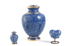 Load image into Gallery viewer, Cloisonne Keepsake Funeral Cremation Urn for Ashes, 5 Cubic Inches
