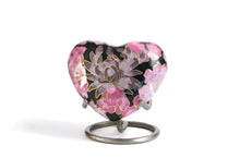 Load image into Gallery viewer, Purple Cloisonne Keepsake Funeral Cremation Urn for Ashes, 5 Cubic Inches
