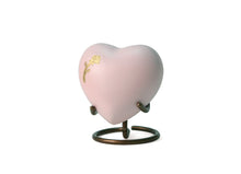 Load image into Gallery viewer, Adult 200 Cubic Inch Brass Pink Funeral Cremation Urn for Ashes
