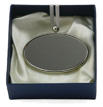 Load image into Gallery viewer, Alloy Oval Pendant / Nameplate / Medallion For Cremation Urns - Silver Colored
