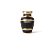 Load image into Gallery viewer, Black 6 Keepsake Set Funeral Cremation Urns for Ashes, 5 Cubic Inches each
