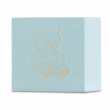 Load image into Gallery viewer, Blue Infant 20 Cubic Inch Teddy Bear Funeral Cremation Urn for Ashes
