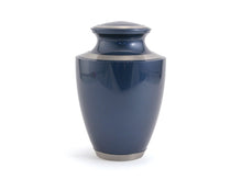 Load image into Gallery viewer, 6 Keepsake Set Blue Funeral Cremation Urns for Ashes, 5 Cubic Inches each
