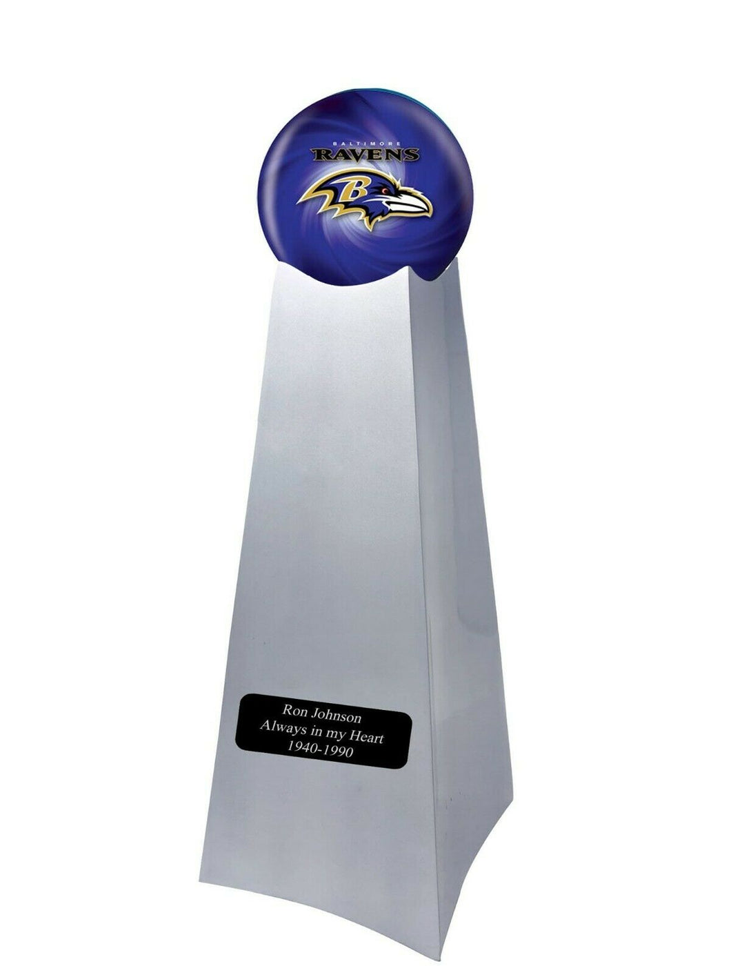Baltimore Ravens Football Championship Trophy Large/Adult Cremation Urn 200 Cubic Inches