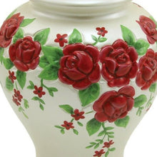 Load image into Gallery viewer, Red Roses, Full Size Urn Funeral Cremation Urn For Ashes
