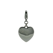 Load image into Gallery viewer, Stainless Steel Heart Charm for Pendant Funeral Cremation Jewelry For Ashes
