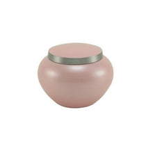 Load image into Gallery viewer, Small/Keepsake Odyssey Pink, Funeral Cremation Pet Urn, 70 cubic inches

