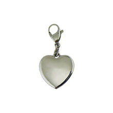 Load image into Gallery viewer, Stainless Steel Heart Charm for Pendant Funeral Cremation Jewelry For Ashes
